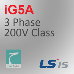 تصویر برای دسته  اینورتر iG5A سه فاز کلاس 200 ولت